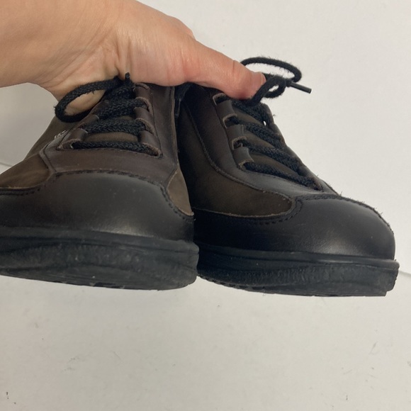 Finn Comfort Shoes Womens UK 4.5 US 7 Brown Black Lace Up Oxford Retro Comfy - Picture 7 of 16